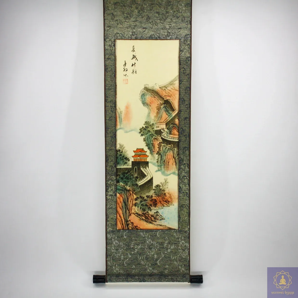 Гобелен - гірська фортеця (рисовий папір)