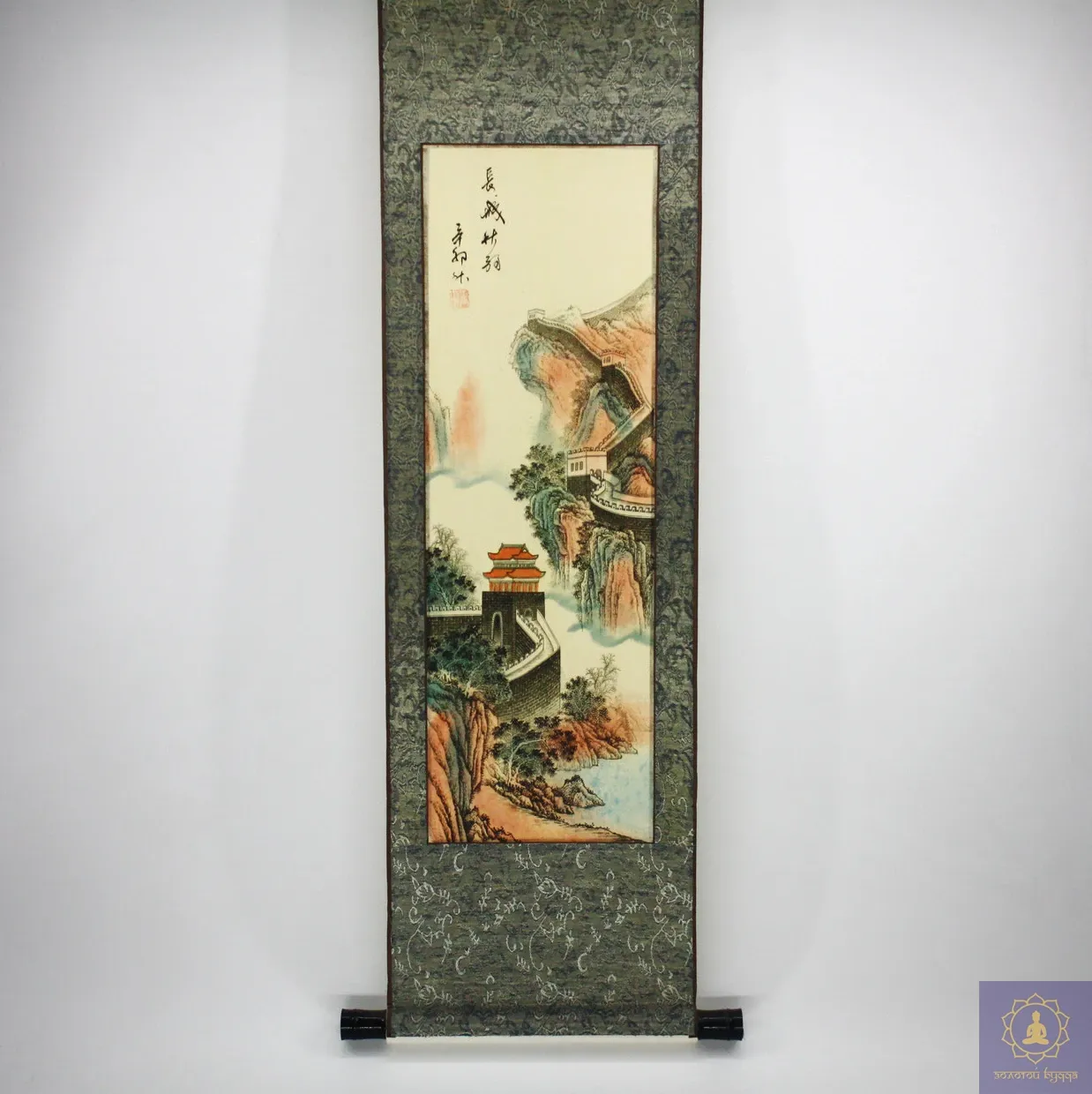 Гобелен - горная крепость (рисовая бумага)