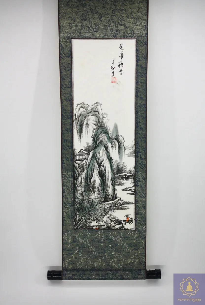 Гобелен - пейзаж горный (рисовая бумага)