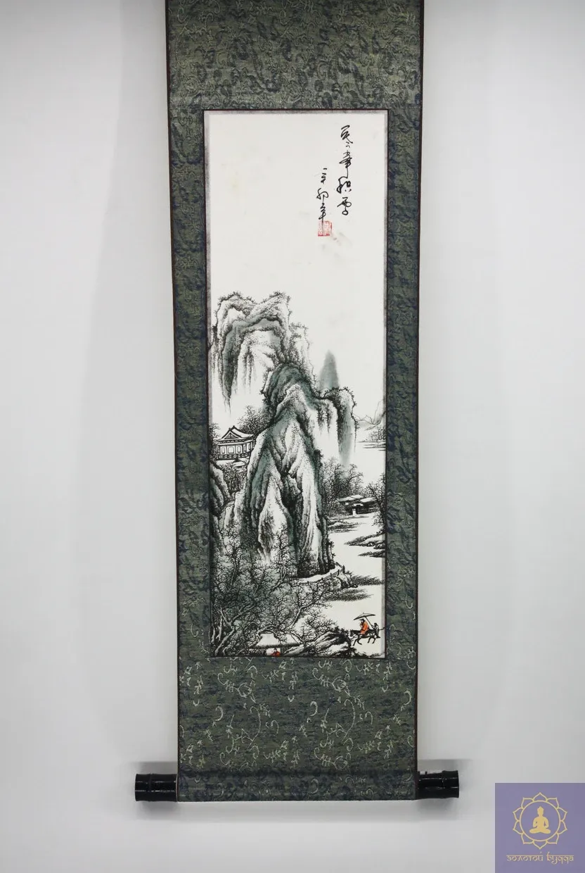 Гобелен - пейзаж горный (рисовая бумага)