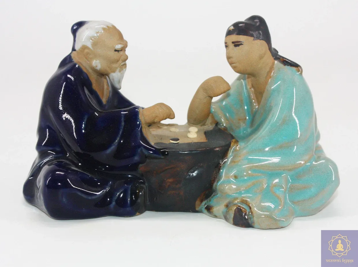 Мудреці, що грають у гру Го кераміка