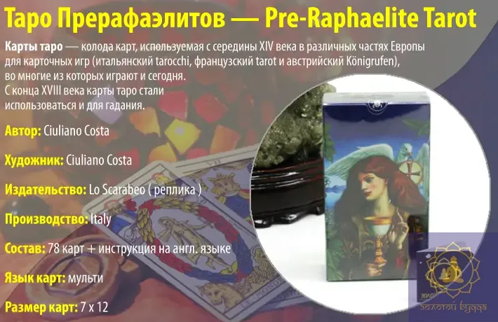 Таро Прерафаелітів. Pre-Raphaelite Tarot