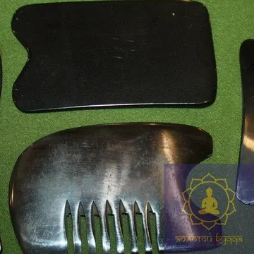 Шкребок Гуаша кістка — ріг буйвола 4 шт.