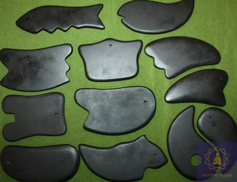 Набор скребков Гуаша 12 шт.