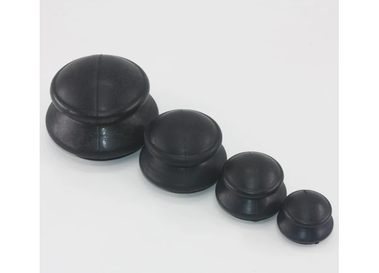 Набор массажных резиновых вакуумных банок 4 шт.