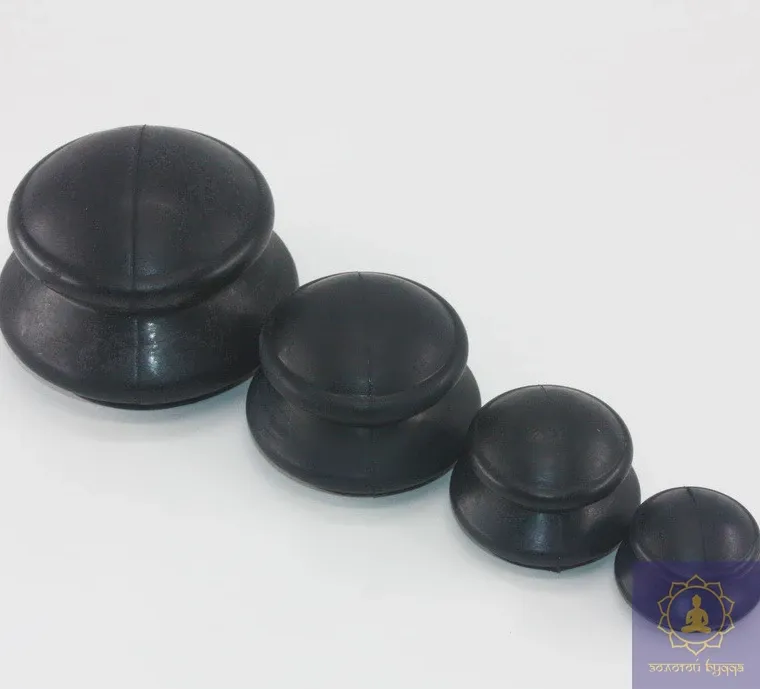 Набор массажных резиновых вакуумных банок 4 шт.