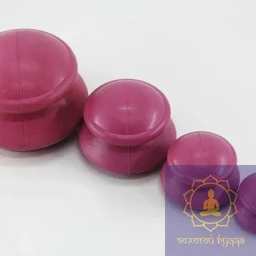 Набір масажних гумових вакуумних банок 4 шт.