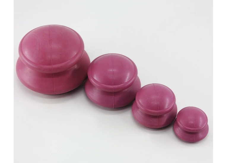 Набор массажных резиновых вакуумных банок 4 шт.