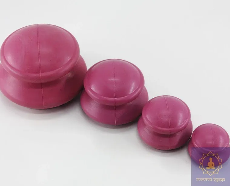 Набор массажных резиновых вакуумных банок 4 шт.