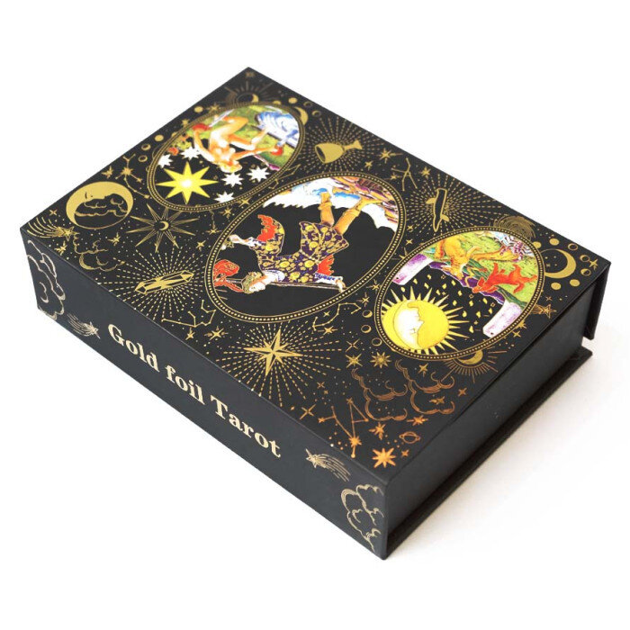НАБІР З КАРТАМИ ТАРО GOLD FOIL TAROT