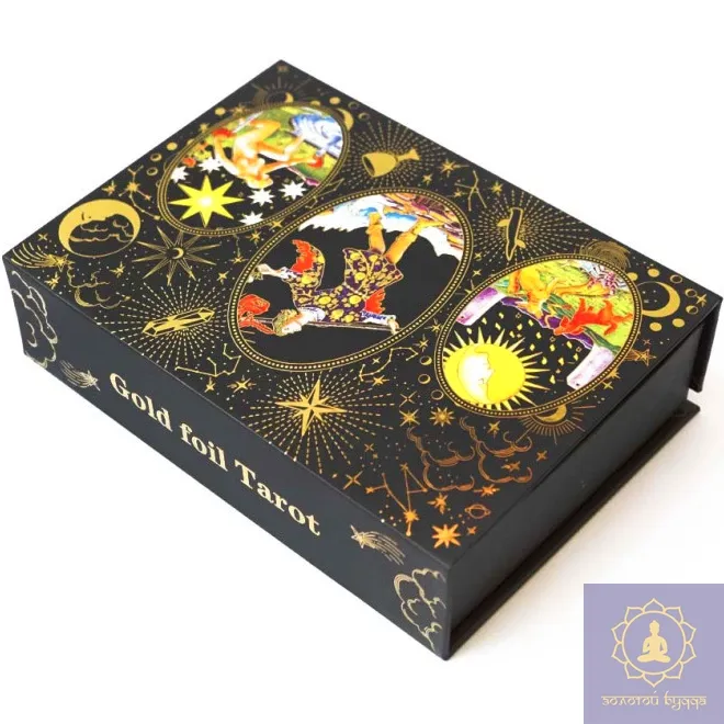 НАБІР З КАРТАМИ ТАРО GOLD FOIL TAROT