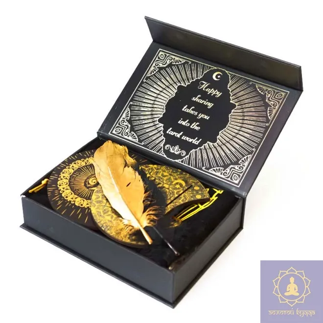 НАБІР З КАРТАМИ ТАРО GOLD FOIL TAROT