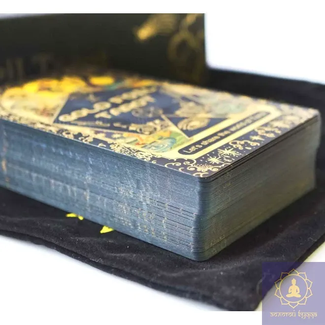 НАБІР З КАРТАМИ ТАРО GOLD FOIL TAROT