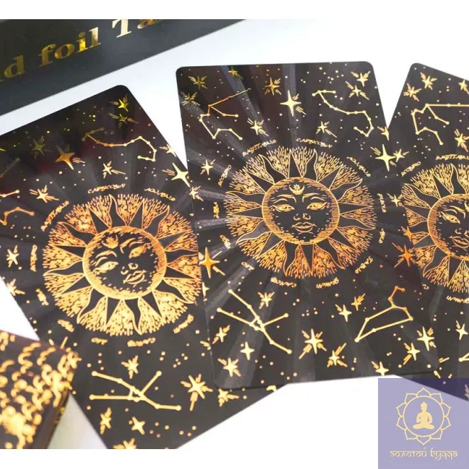 НАБІР З КАРТАМИ ТАРО GOLD FOIL TAROT