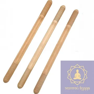 Масажер палиця для масажу 48см. Бук.