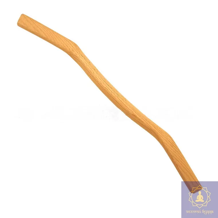 Масажер палиця для масажу 46см. Бук.