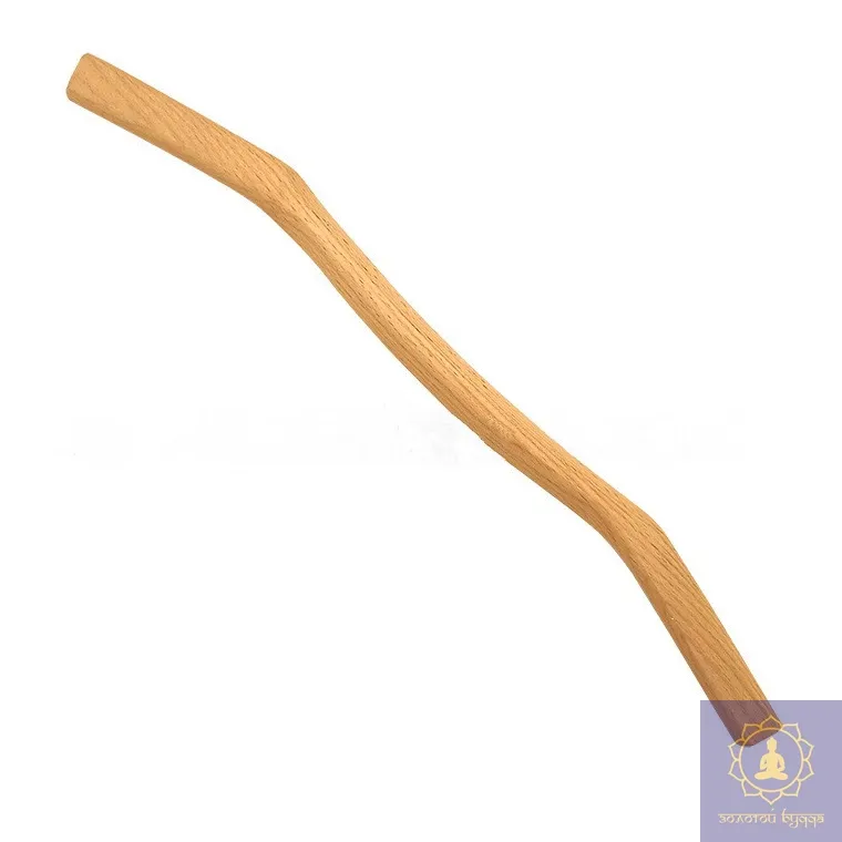 Массажер палка для массажа 46см. Бук.