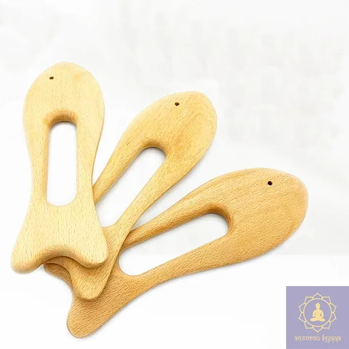 Массажер скребок Рыба, Бук.