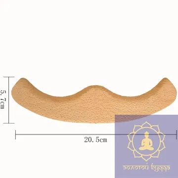 Массажер скребок летучая Мышь, Бук.