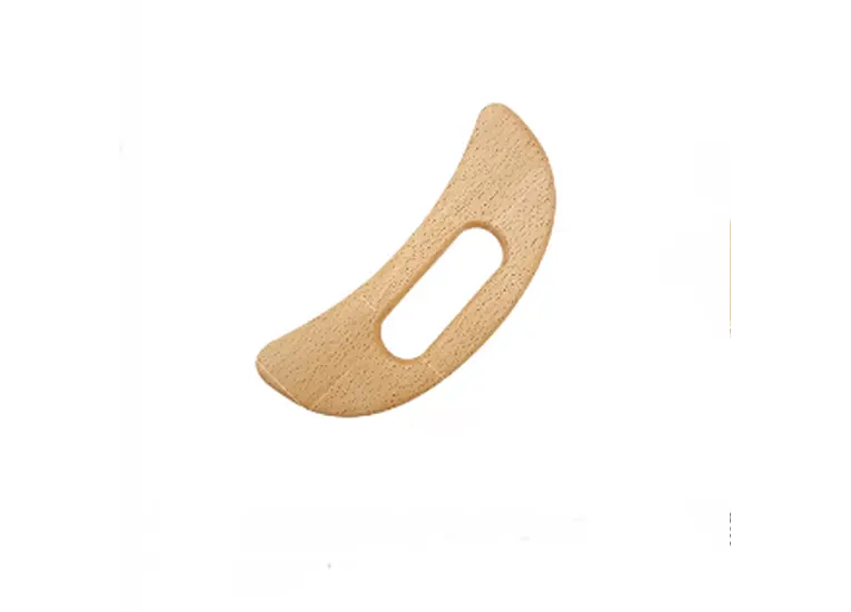 Массажер скребок Луна, Бук.