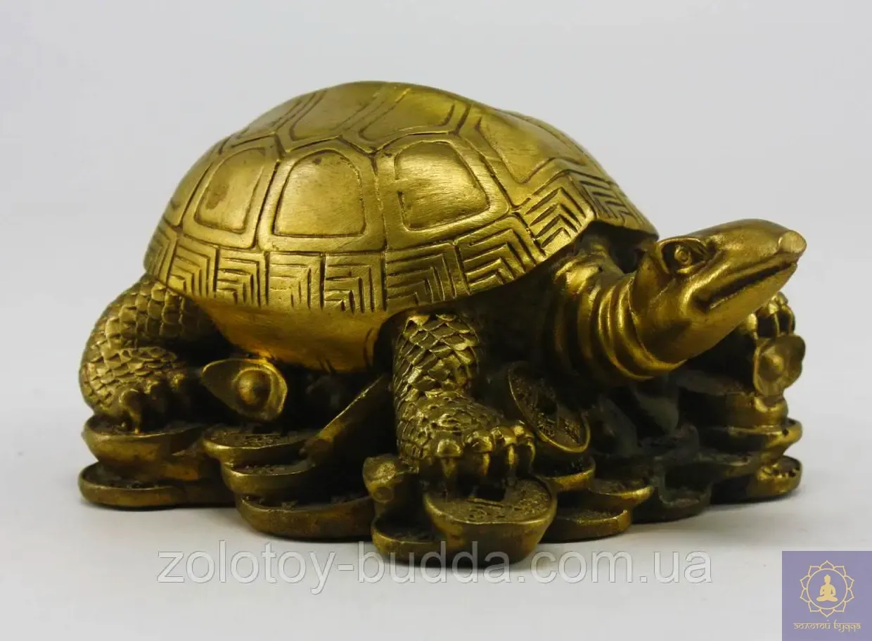 Черепаха на грошах. бронза