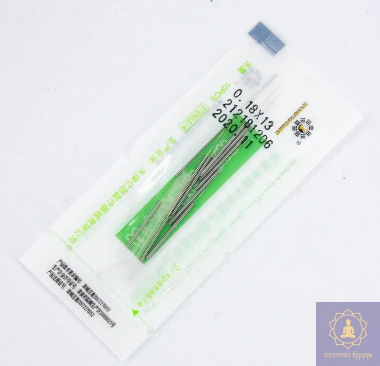 Голки для акупунктури та рефлексотерапії Zhongyan Taihe 0,18*13 мм, 500 голок