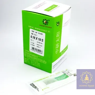 Голки Zhongyan Taihe для акупунктури та рефлексотерапії 0,18*10 мм, 500 голок