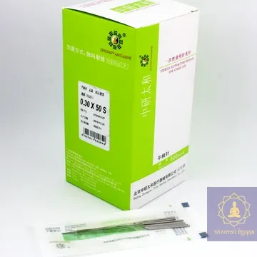 Иглы для акупунктуры и рефлексотерапии Zhongyan Taihe 0,30*50 мм 500 игл