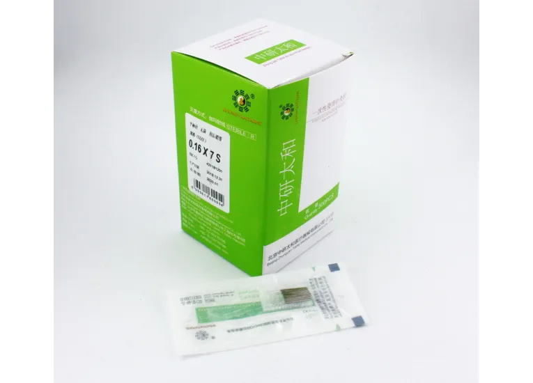 Иглы для акупунктуры и рефлексотерапии Zhongyan Taihe 0,16*7 мм, 500 игл