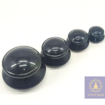 Банки силіконові для вакуумного масажу чорний