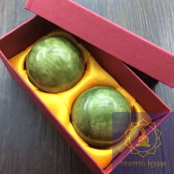 Массажер шар пара, жадеит.