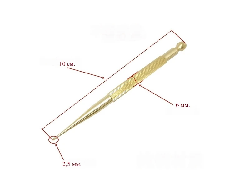 Щуп масажер 10 см.