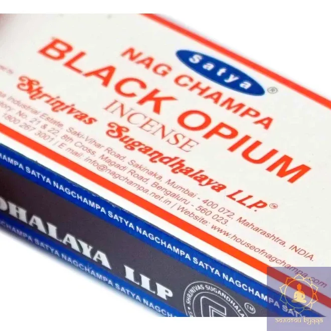 SATYA BLACK OPIUM ЧОРНИЙ ОПІУМ 15 ГРАМ