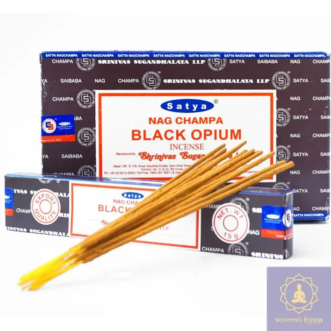 SATYA BLACK OPIUM ЧОРНИЙ ОПІУМ 15 ГРАМ
