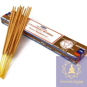 SATYA FRAGRANT MYRRH АРОМАТНАЯ МИРРА 15 ГРАММ