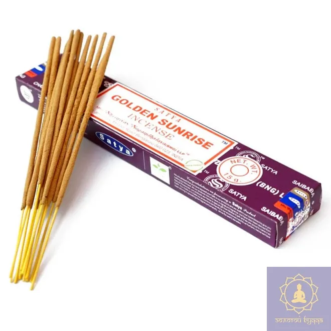 SATYA GOLDEN SUNRISE ЗОЛОТИЙ СХІД 15 ГРАМ