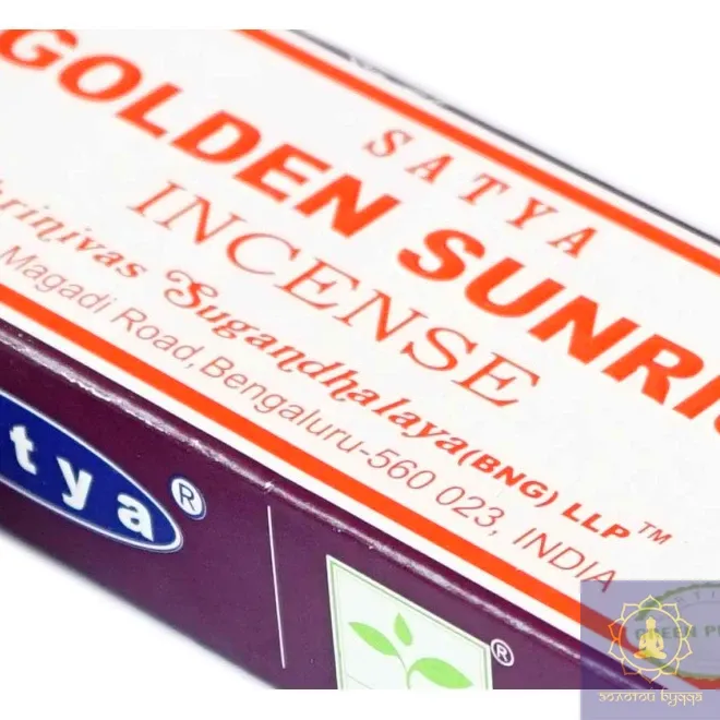 SATYA GOLDEN SUNRISE ЗОЛОТИЙ СХІД 15 ГРАМ