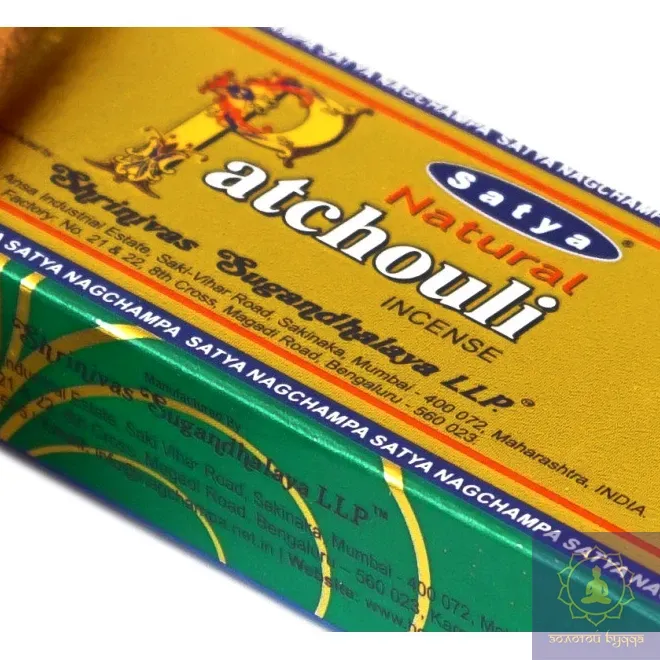 SATYA NATURAL PATCHOULI НАТУРАЛЬНИЙ ПАЧУЛІ 15 ГРАМ