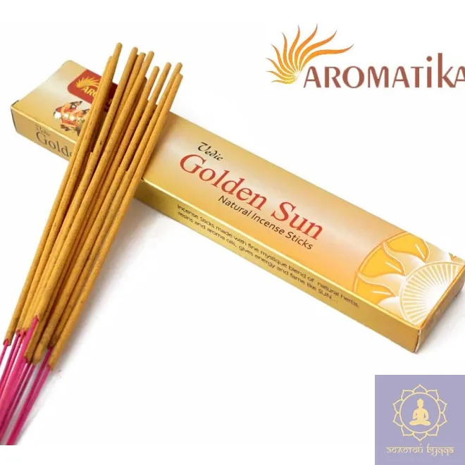 AROMATIKA VEDIC GOLDEN SUN 15 ГРАМ ЗОЛОТОЕ СОЛНЦЕ