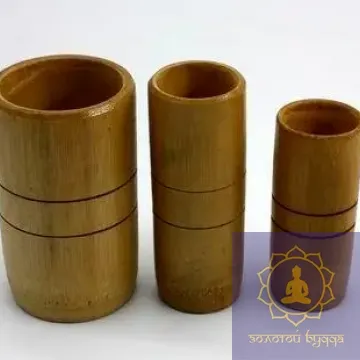Бамбук банка для массажа по шт.