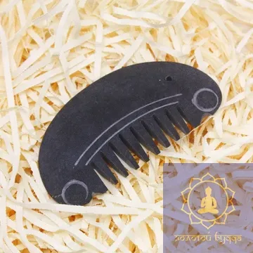 Масажер Гуаша гребінь шунгіт