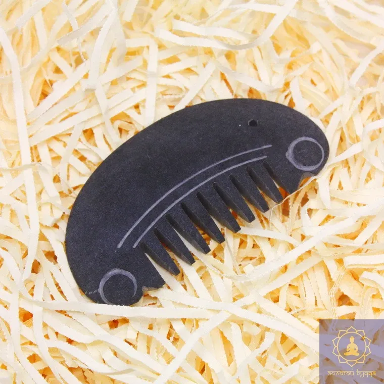 Масажер Гуаша гребінь шунгіт