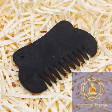 Массажер Гуаша гребень шунгит