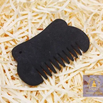 Массажер Гуаша гребень шунгит