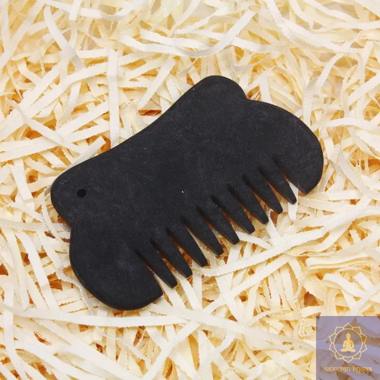 Масажер Гуаша гребінь шунгіт