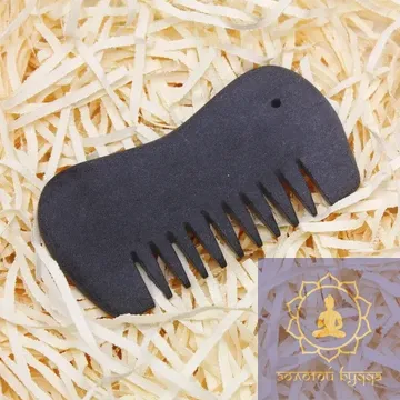 Масажер Гуаша гребінь шунгіт