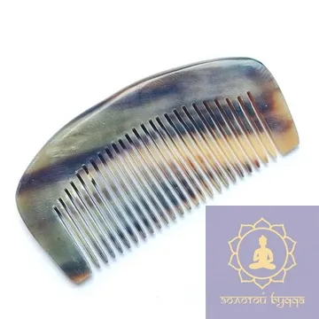 Скребок Гуаша кость-рог буйвола, гребень с острыми зубцами