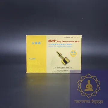 Золоті Вушні Голки Апексі (Zhongyan Taihe) 100 шт.