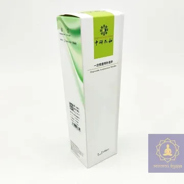 Стерильні голки Zhongyan Taihe для акупунктури та рефлексотерапії 0,35*100 мм 100 шт.