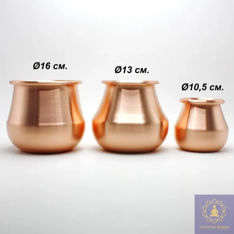 Вогняна мідна банка 16 см.